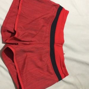 Lululemon red shorts